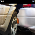 damaged bumper restored