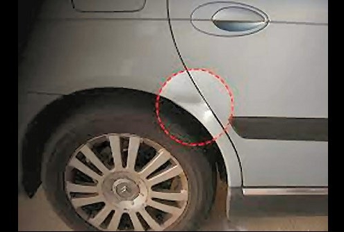 wheel arch dent repair