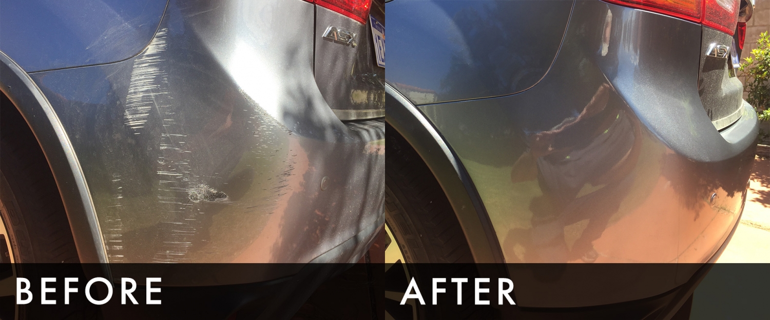 we specialise in bumper repairs and minor panel or paint damage 0413