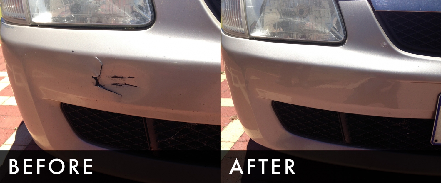 we specialise in bumper repairs and minor panel or paint damage 0413
